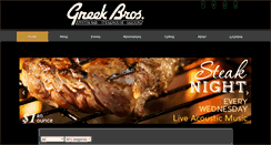 Desktop Screenshot of greekbros.com